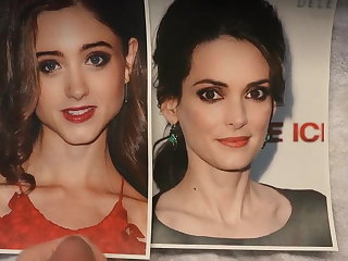 My Big Cum Tribute To And Natalia Dyer And Winona Ryder
