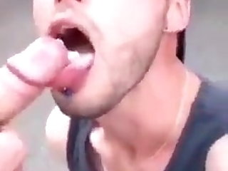 Odkryty Outdoors blow face cum