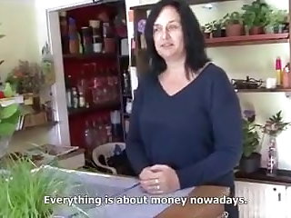 Pegar Flower saleswoman gets fucked for money