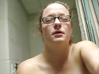 Making a selfie in the bathroom